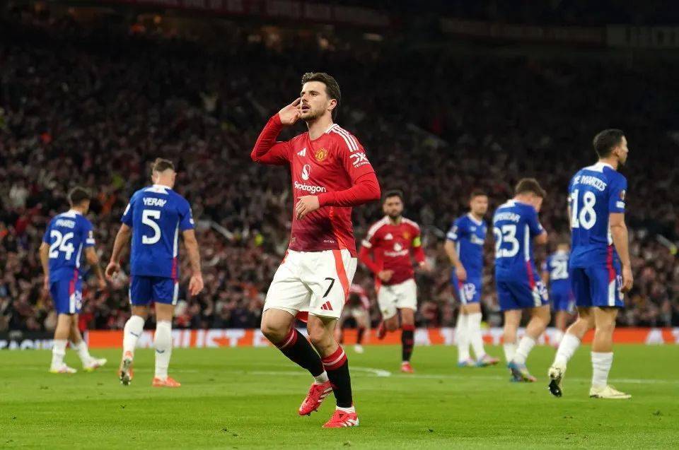 曼联4-1逆转双杀，与热刺会师决赛争冠！芒特两球复活增阿莫林欧冠希望